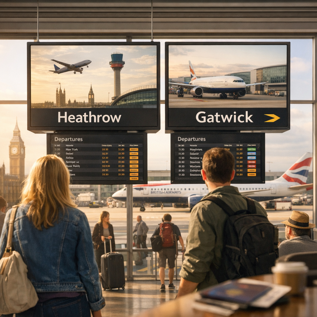 Heathrow ou Gatwick&nbsp;: quel aéroport choisir selon votre voyage&nbsp;?