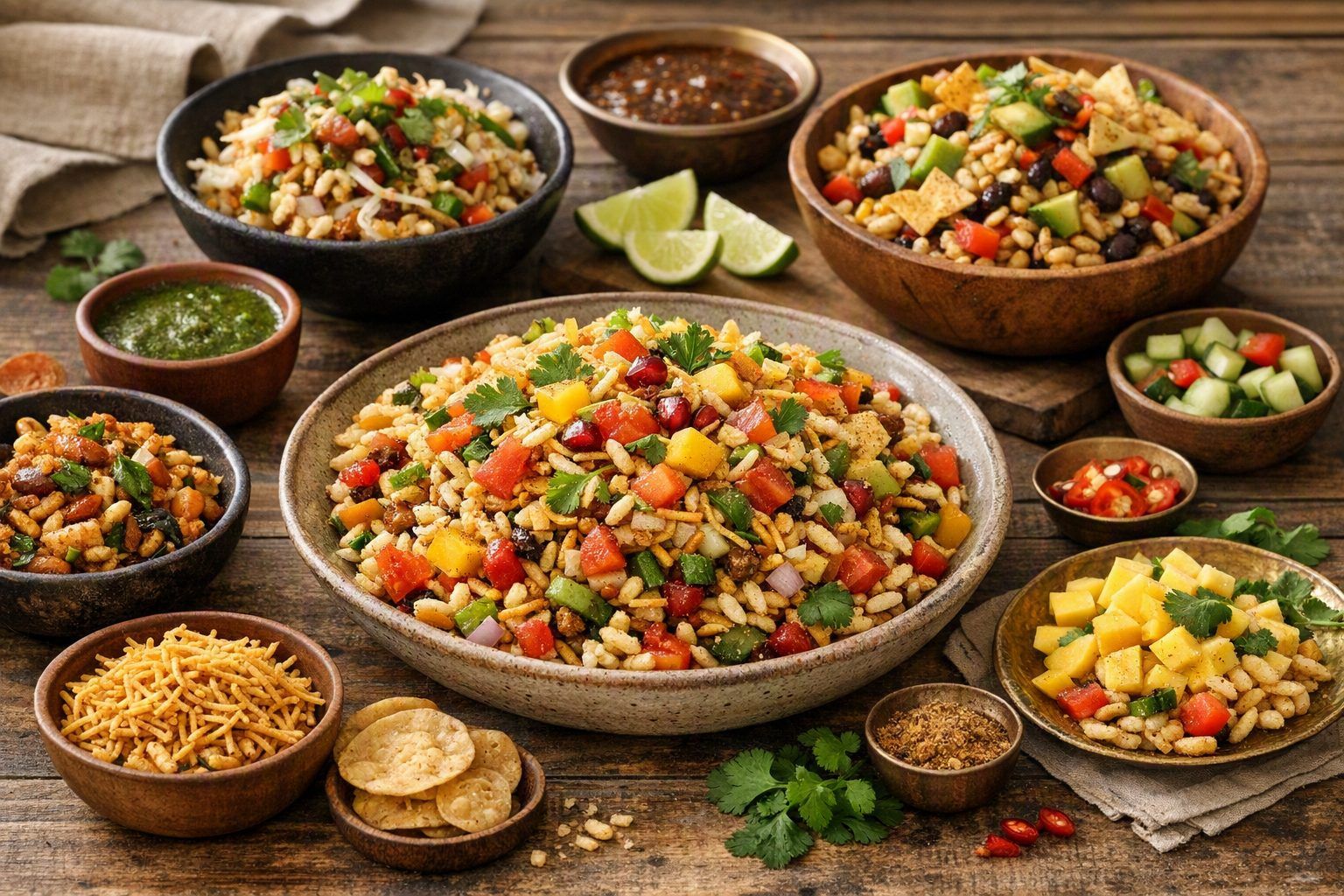 Variantes et astuces pour twister votre bhel puri