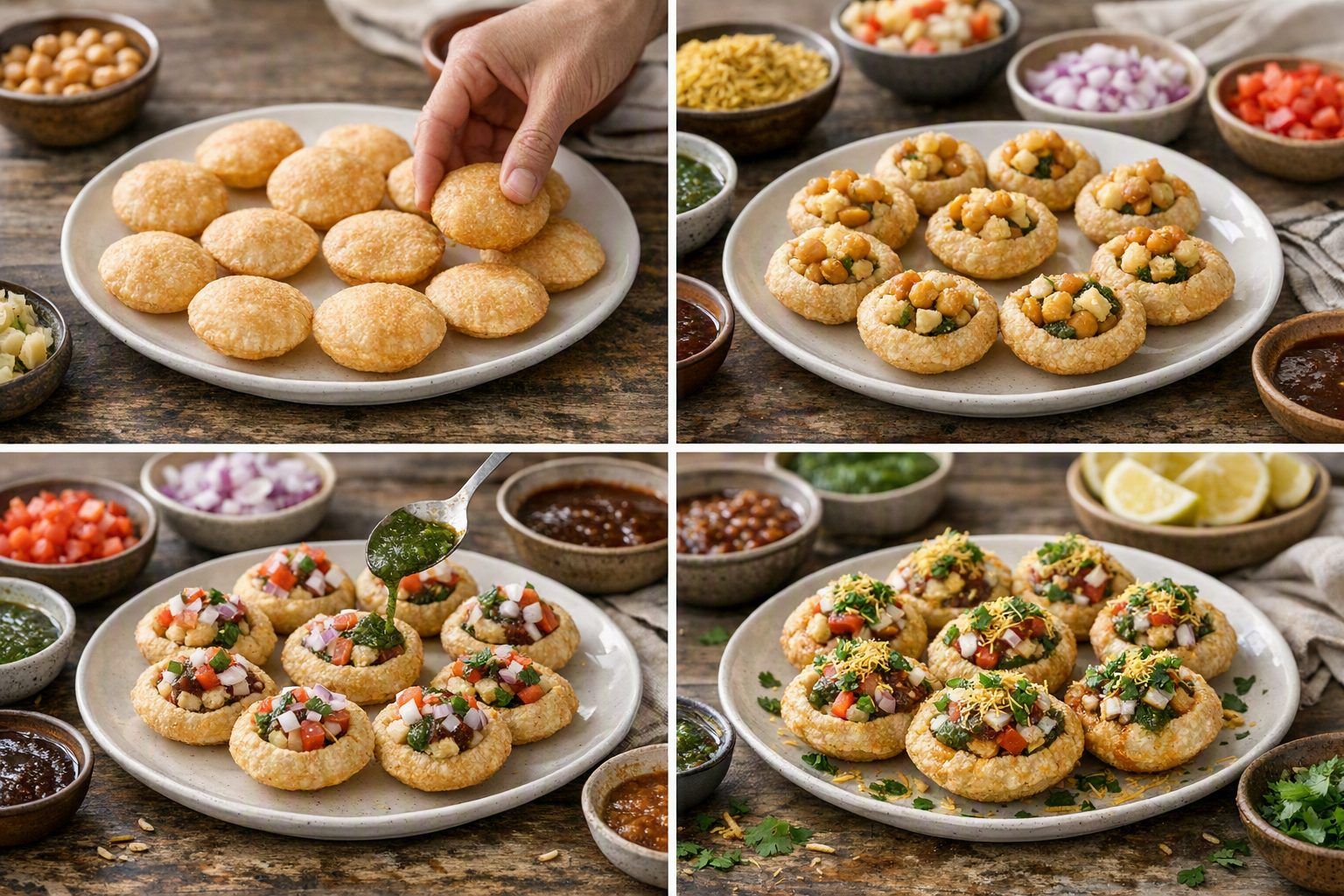 La recette du sev puri étape par étape