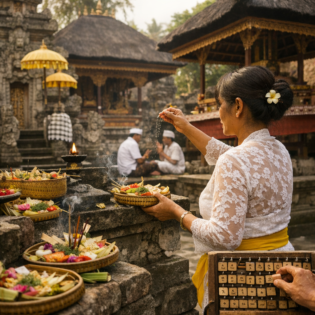 Religion hindouiste à Bali au quotidien : offrandes, temples et calendrier vivant