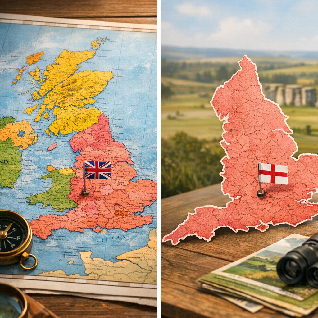 Royaume-Uni et Angleterre&nbsp;: même capitale, pas le même territoire