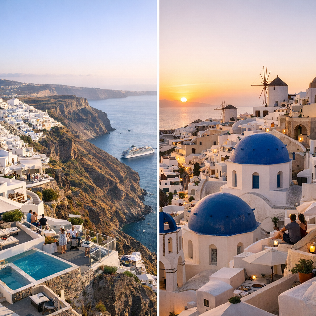 Fira ou Oia : où loger et quelle ambiance choisir ?