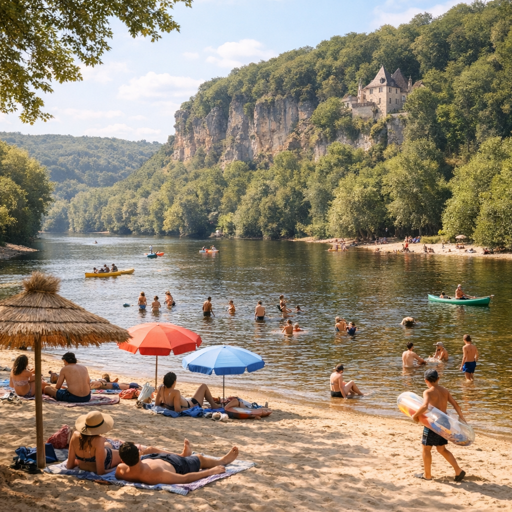Soleil Plage en Dordogne&nbsp;: quand la plage n’est pas forcément la mer