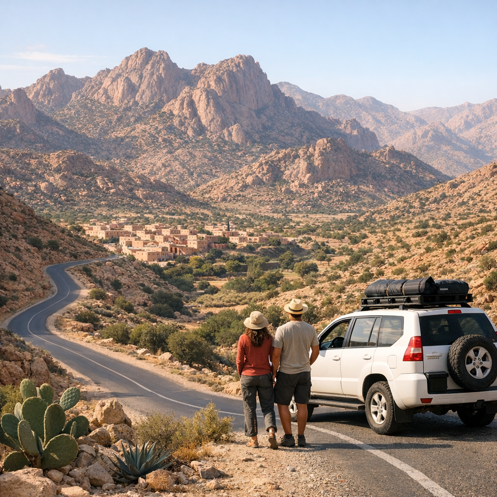 La route entre Taroudant, Tiznit et Tafraoute : réussir son road trip