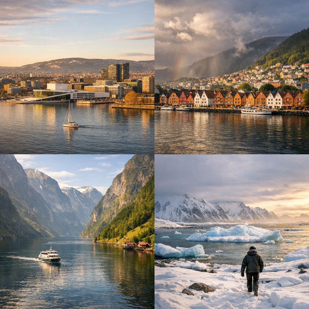 3. Oslo, Bergen, fjords, Nord&nbsp;: pourquoi la météo change autant d’une région à l’autre