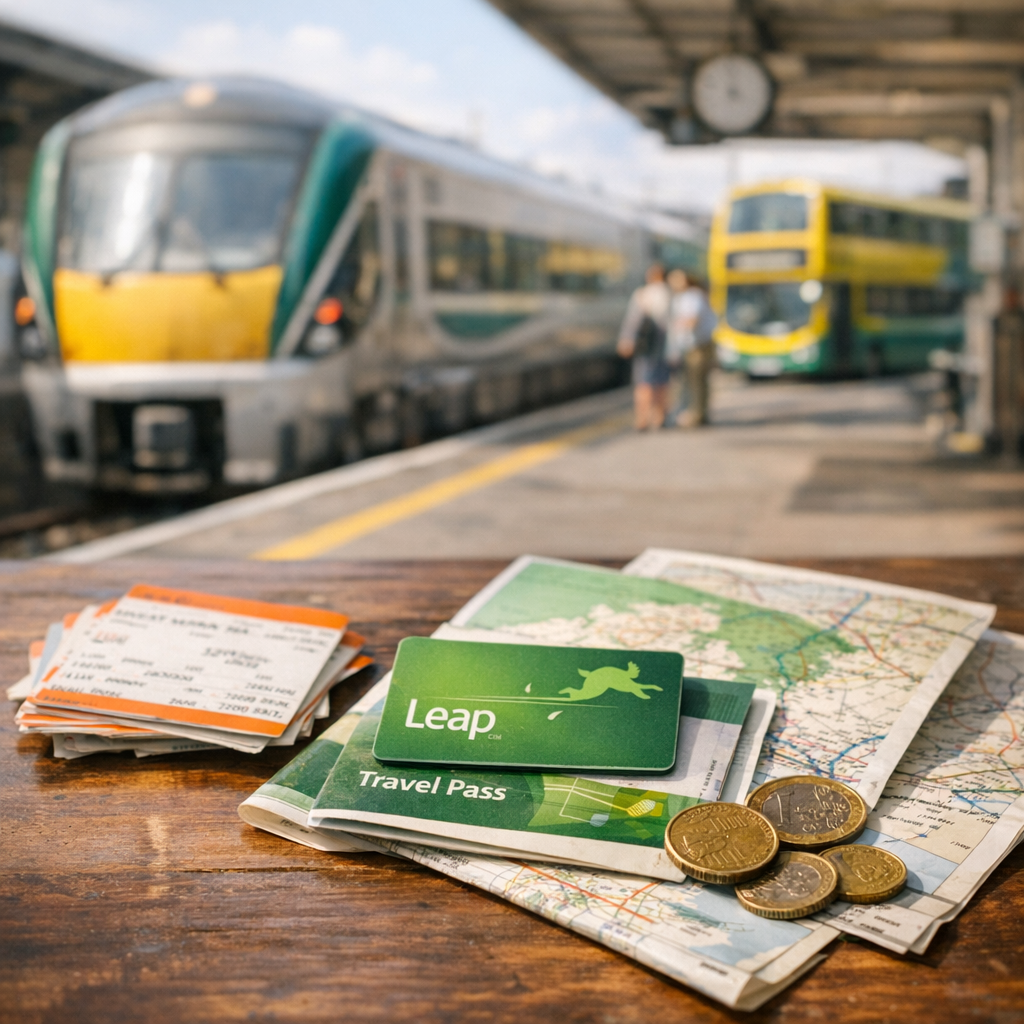 Prix du train en Irlande : billets, bus et pass à comparer