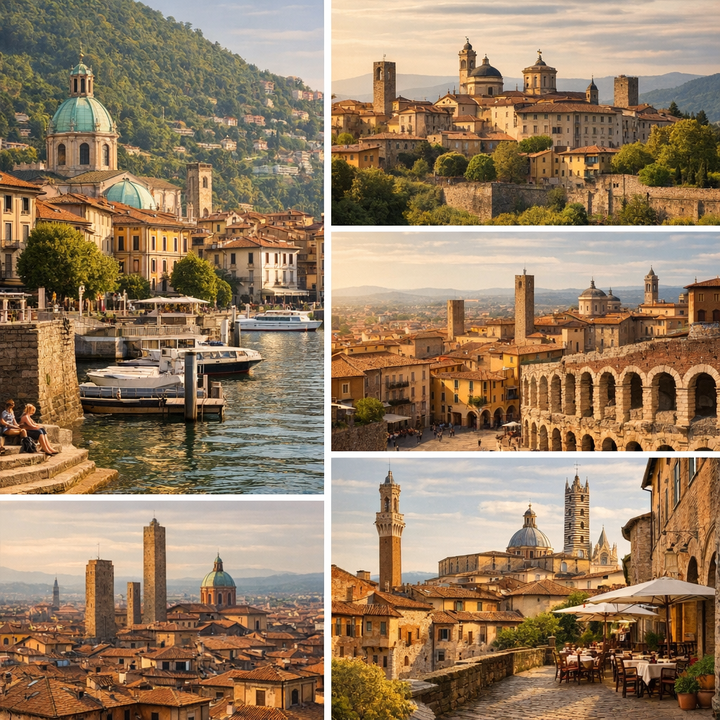 Italie du Nord et Toscane&nbsp;: Côme, Bergame, Vérone, Bologne ou Sienne pour 2-3 jours