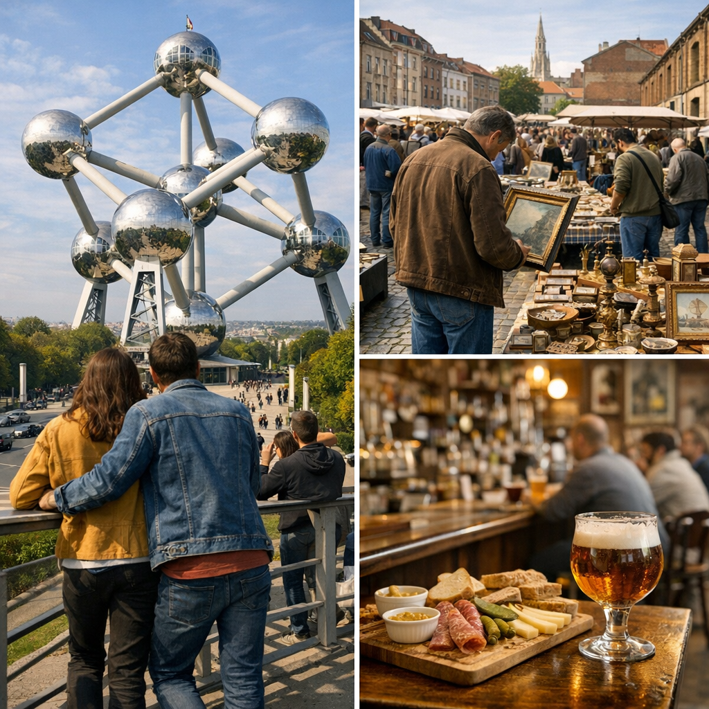 Deuxième jour&nbsp;: Atomium, Marolles et culture bruxelloise