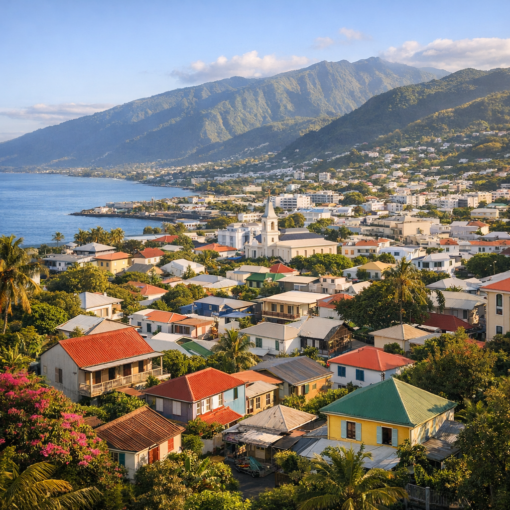 La capitale de La Réunion : c’est Saint-Denis, au nord de l’île