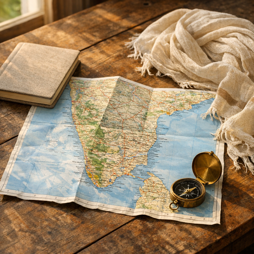 La Carte de l’Inde du Sud aide à préparer son voyage