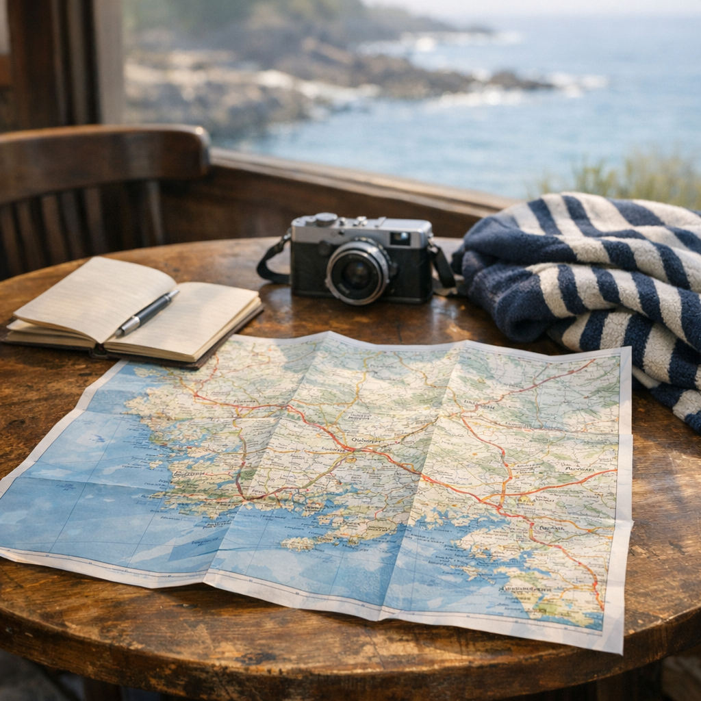 La Carte du Finistère Sud : plan, villes et itinéraires