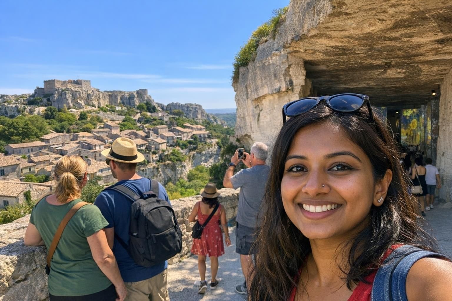 Les baux de provence et les carrieres de lumieres en 1 journée