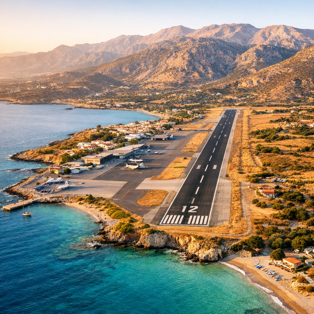 L’Aéroport en Crète : votre route décide entre Héraklion et La Canée