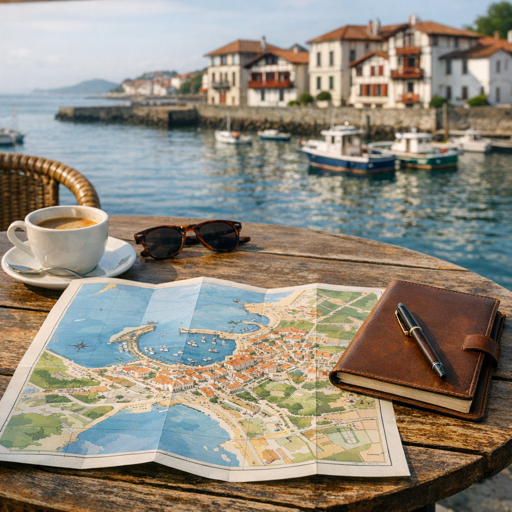 La Carte de Saint-Jean-de-Luz : Plan, centre-ville et quartiers