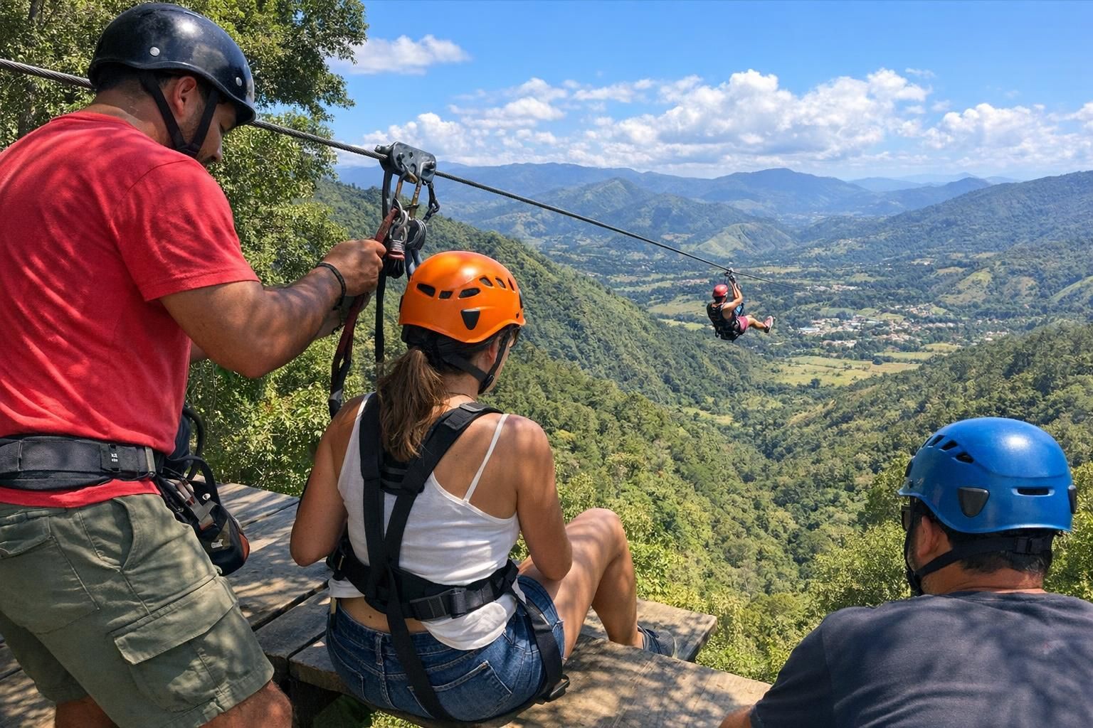 République Dominicaine Jarabacoa, journée sensations fortes en altitude
