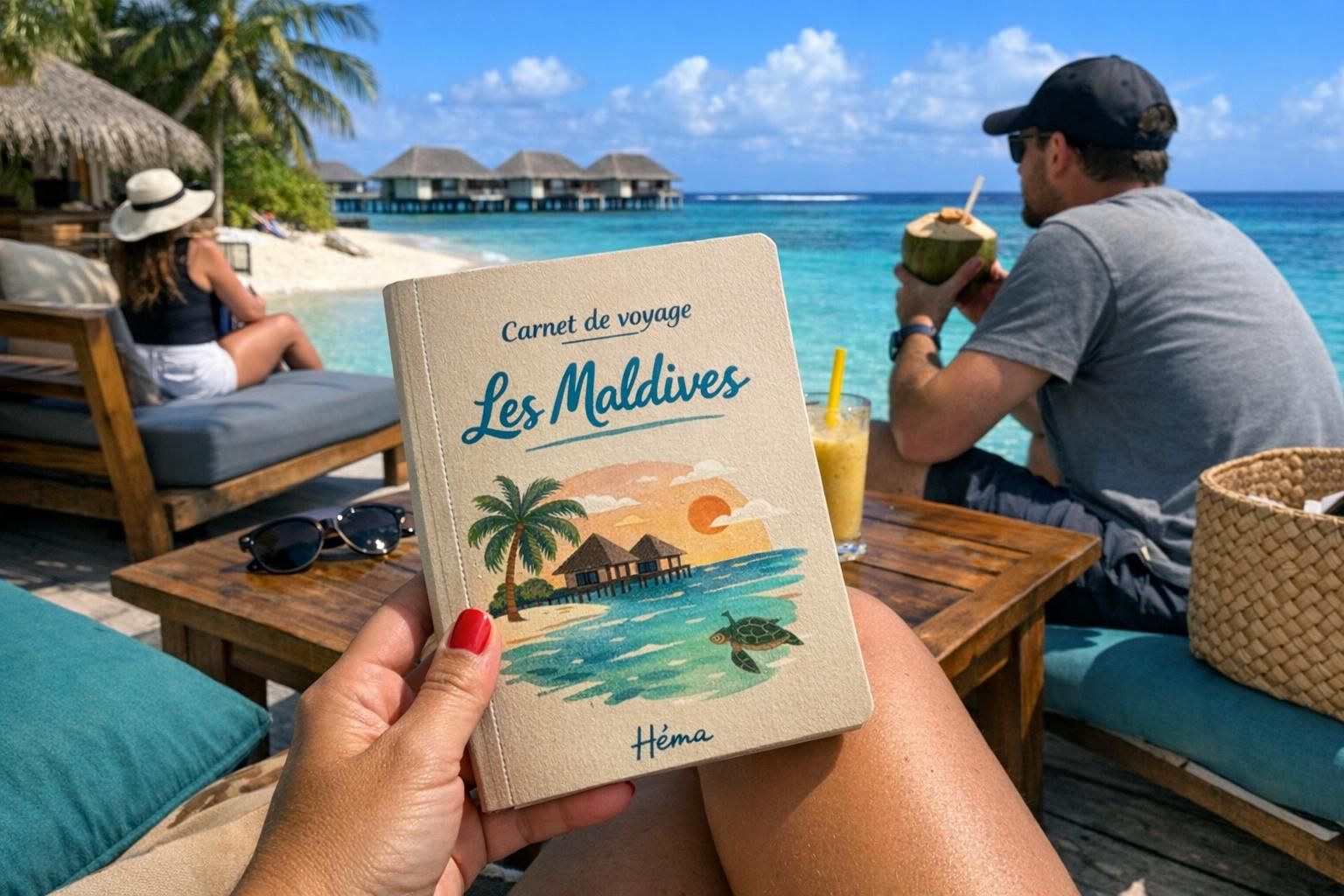 Carnet de voyage les maldives : 5 îles, une lumière à part