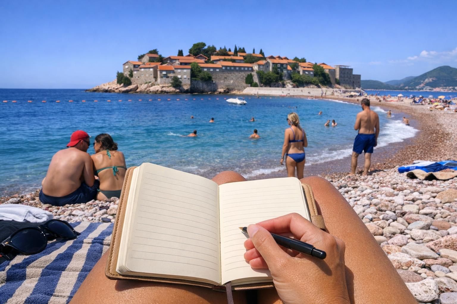 Monténégro côte adriatique 4, Sveti Stefan, 3 jours suspendus
