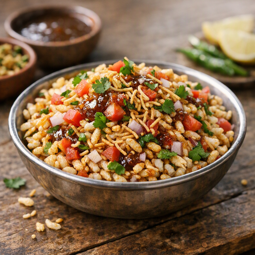 La recette du bhel puri, ce chaat de Mumbai à réussir chez soi