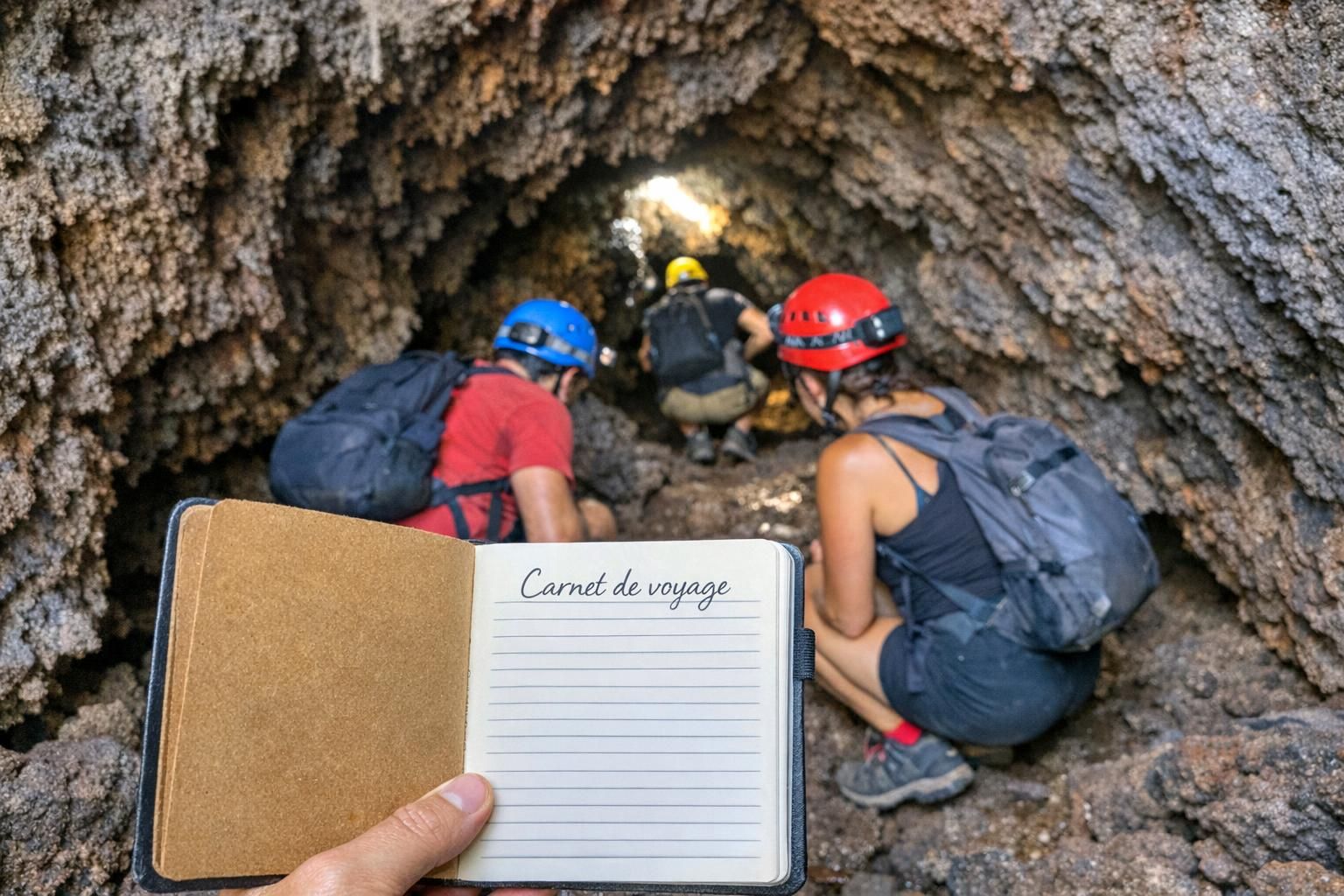 Spéléologie tunnels de lave La Réunion : 5 sensations sous terre